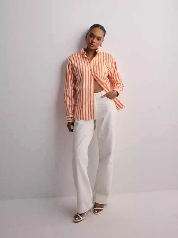 Polo Ralph Lauren - Skjorter - Orange - Ls Rmsy St-Long Sleeve-Blouse - Bluser og skjorter - Dress shirts